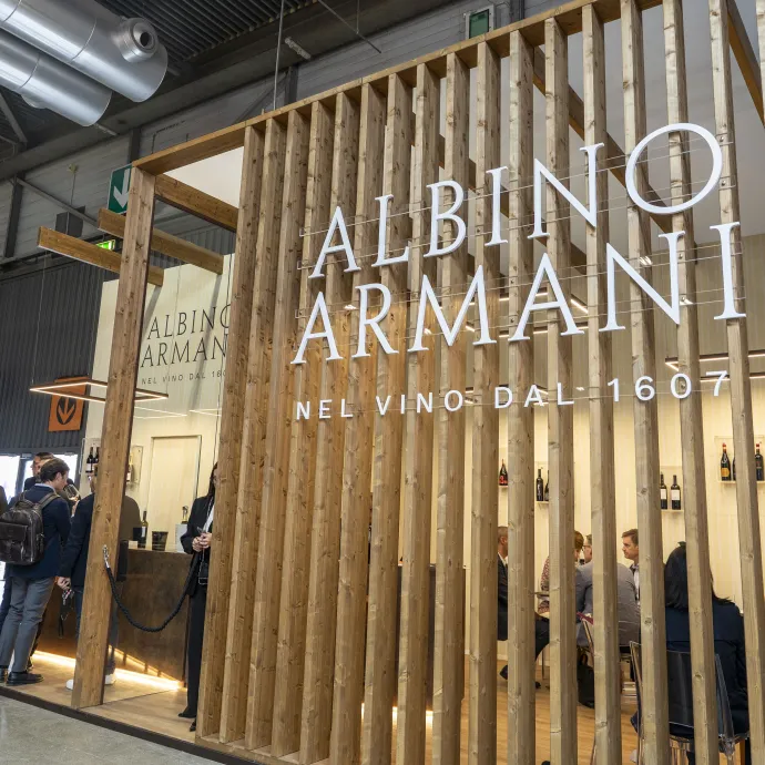 Stand Vinitaly: cantina Albino Armani