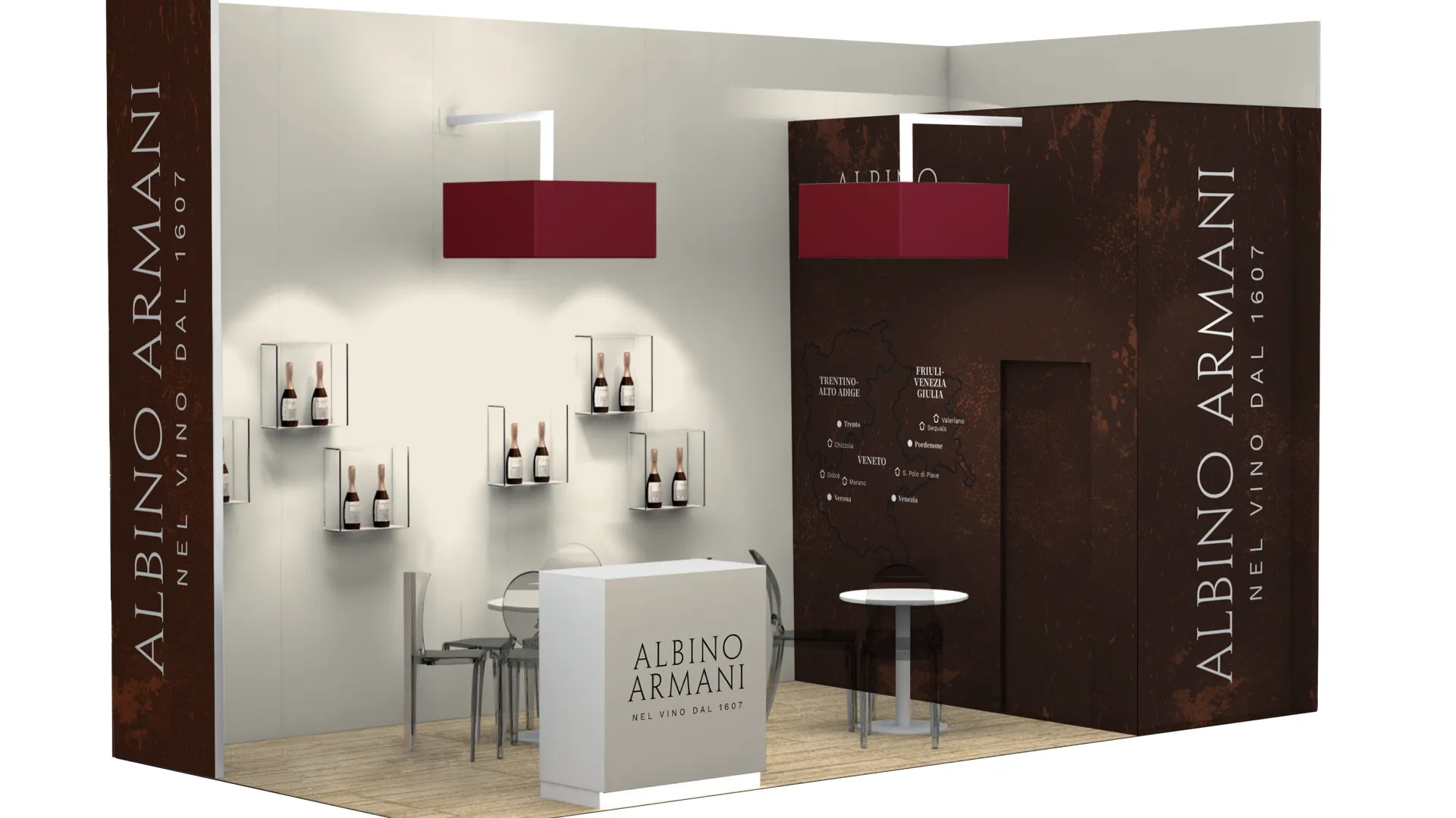 Stand ProWein 2026: Blue Milk per Albino Armani