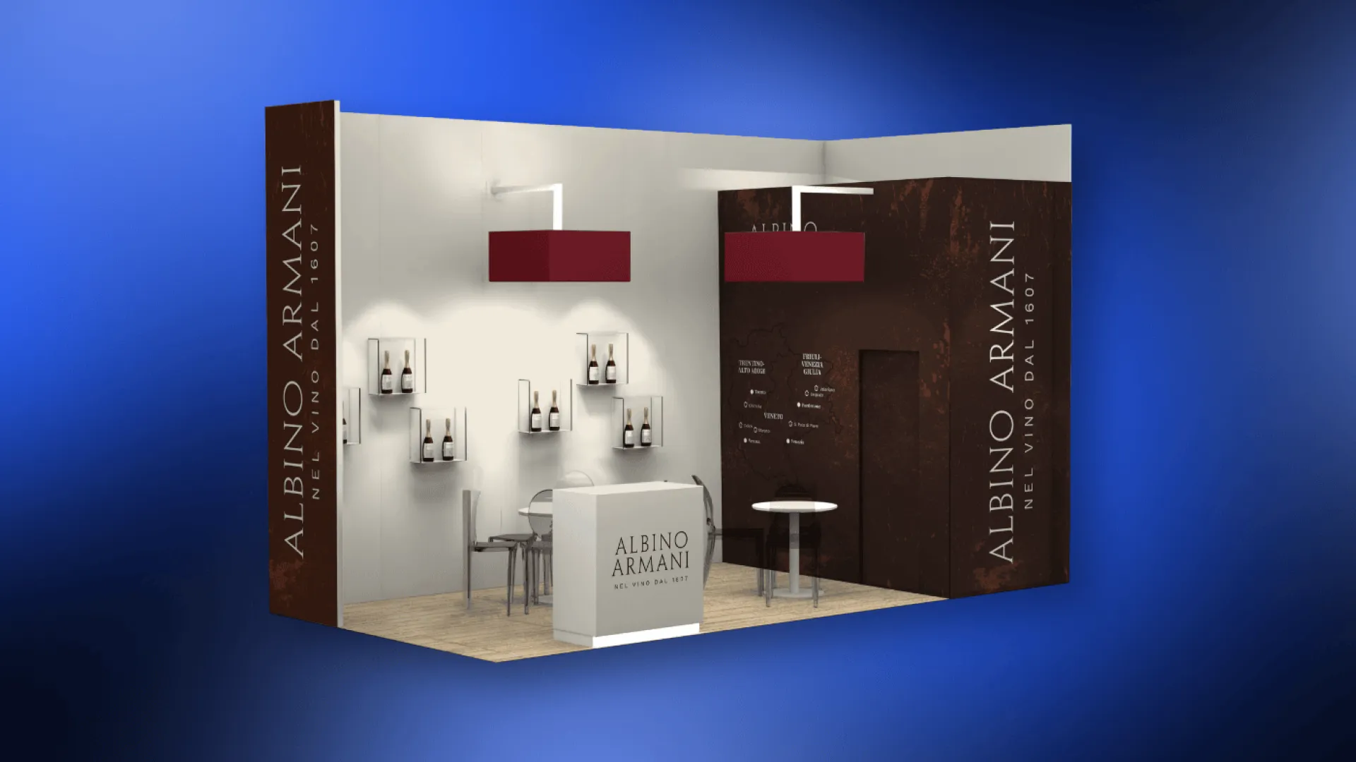 Stand ProWein 2026: Blue Milk per Albino Armani